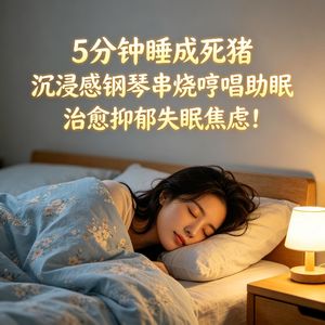 5分钟睡成死猪，沉浸式感受钢琴串烧纯音乐，治愈抑郁、失眠、焦虑！