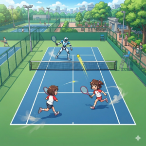 E127-网球小将注意！机器人“球王”上线，正手击球成功率超90%？