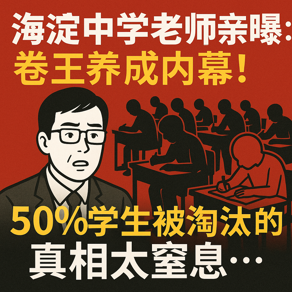 vol.12 海淀中学老师亲曝:卷王养成内幕!50%学生被淘汰的真相太窒息… episode artwork