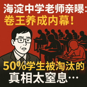 vol.12 海淀中学老师亲曝：卷王养成内幕！50%学生被淘汰的真相太窒息…