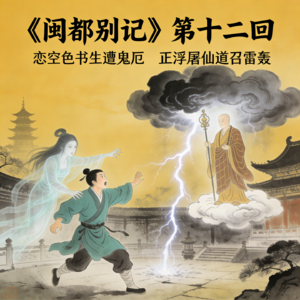 第十二回《恋空色书生遭鬼厄,正浮屠仙道召雷轰》