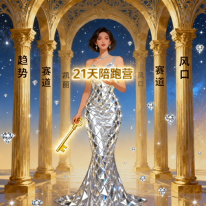 凯丽的钻石蜕变:21天陪跑营逆转创业人生。