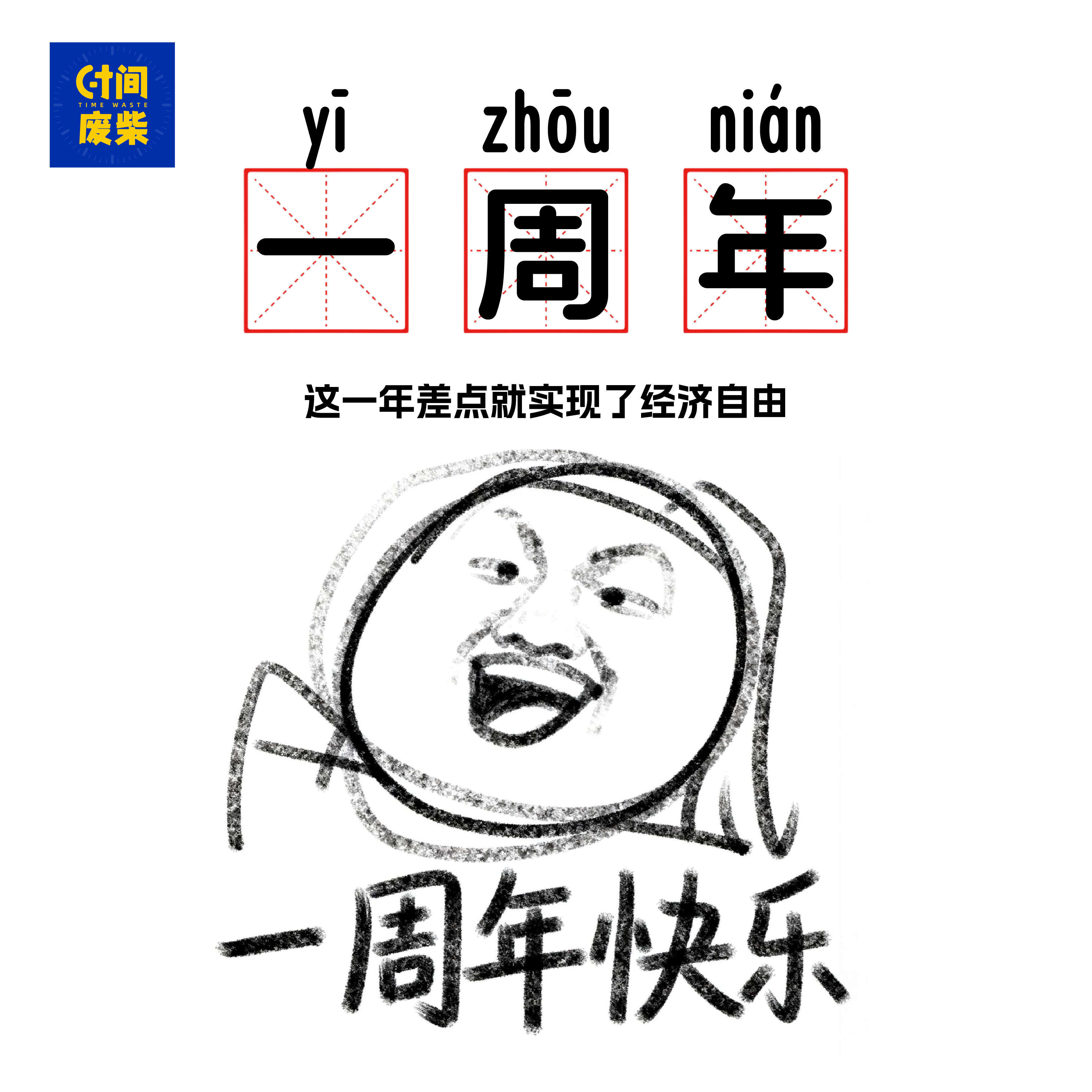 107|做播客这一年到底挣了多少钱|时间废柴一周年 episode artwork