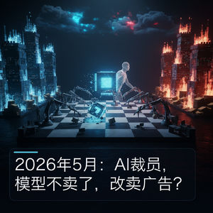 2026年5月：AI裁员，模型不卖了，改卖广告？