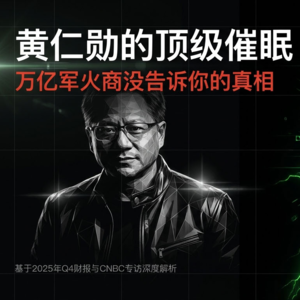 黄仁勋的顶级催眠术：AI军火商没说出口的三个真相