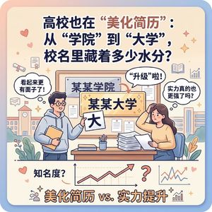 高校也在“美化简历”：从“学院”到“大学”，校名里藏着多少水分？
