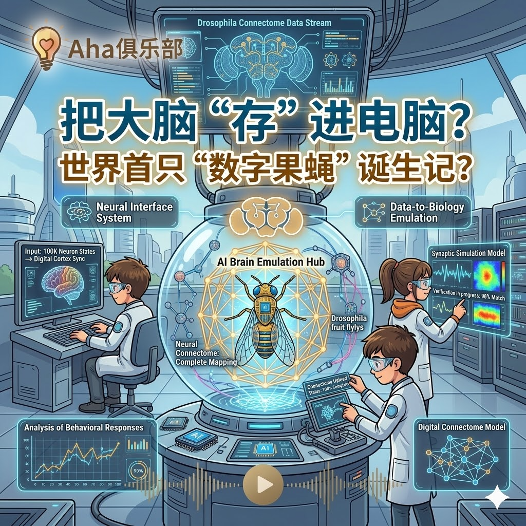 Vol4.1【百科】把大脑“存”进电脑？世界首只“数字果蝇”诞生记！ episode artwork