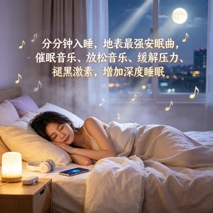 分分钟入睡，地表最强安眠曲，催眠音乐、放松音乐、缓解压力、褪黑激素，增加深度睡眠！