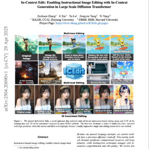 【第320期】（中文）DiT图像编辑：语境、LoRA与效率