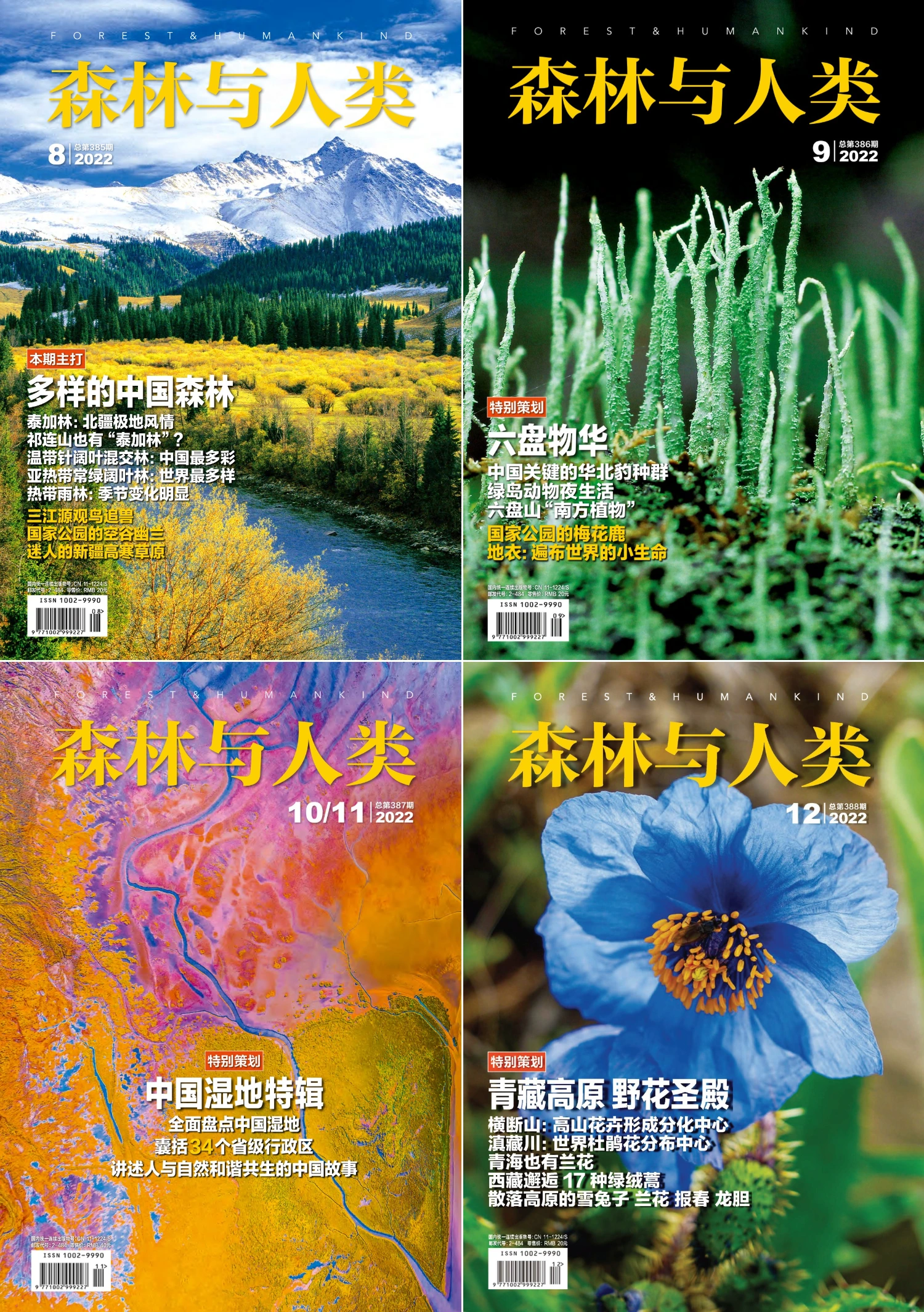 森林与人类 2022全年共12本 PDF