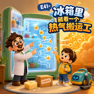 E41-冰箱里藏着一个热气搬运工|机器原理