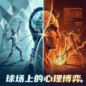 网球小科普 | 08. 一项孤独的运动——球场上的心理博弈