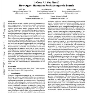 【第634期】Grep与向量检索在智能Agent搜索中的效能对比研究