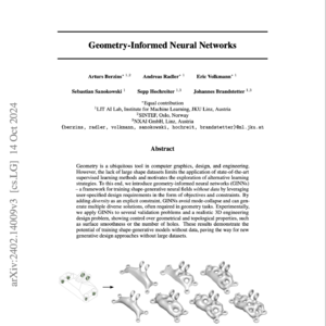 【第18期】Geometry-Informed Neural Networks