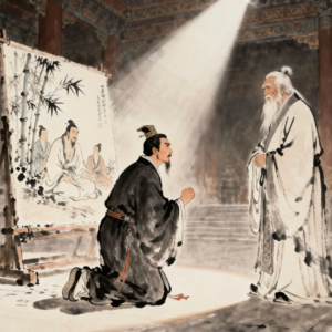 Vol.4 画里有瓜｜陆探微的秀骨清像：何以一笔之逸，竟让皇帝跪着看画？