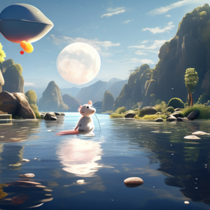 每天睡前故事151 | 小老鼠捞月亮:一个关于小老鼠的故事