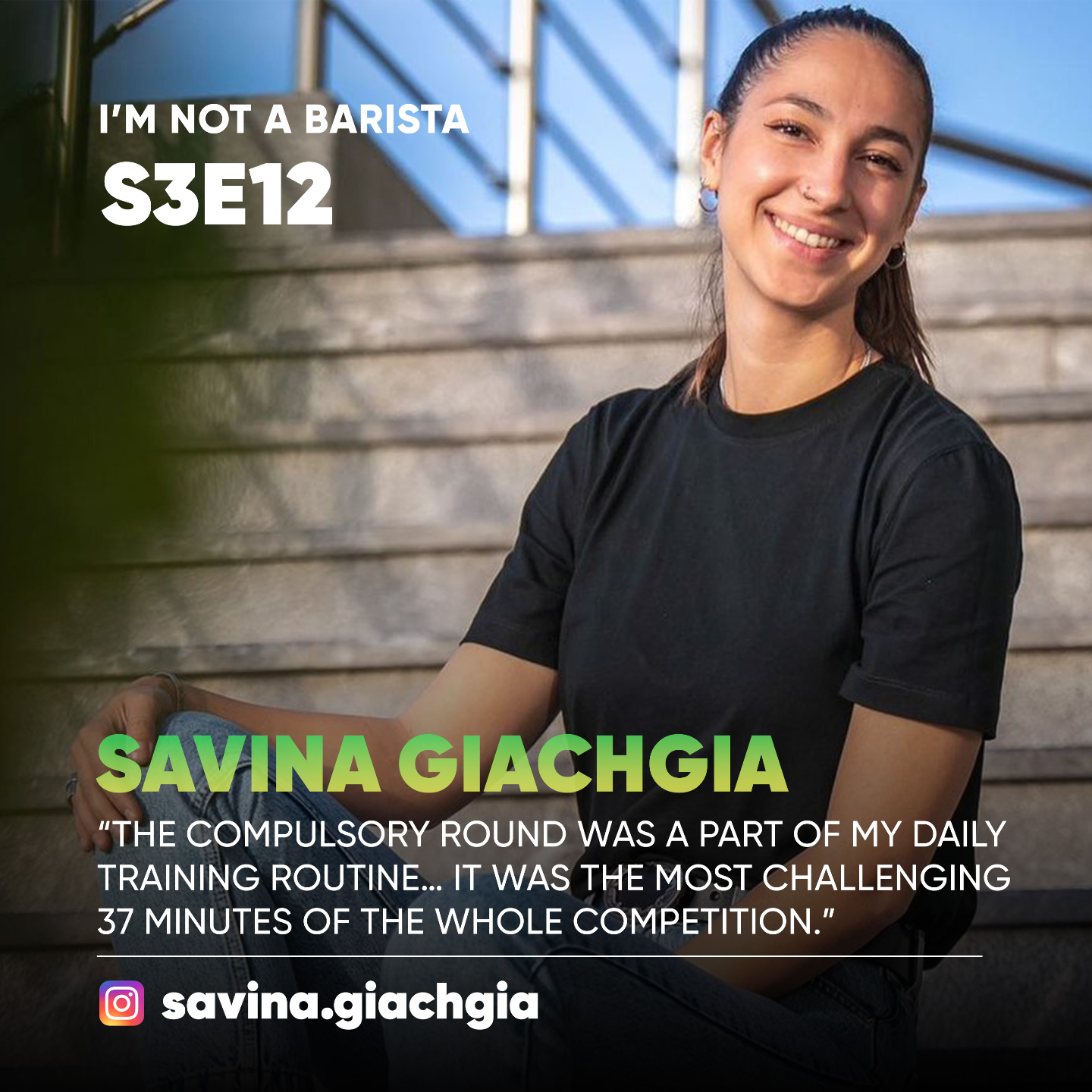 S3E12: 认识咖啡师-萨维娜·贾吉亚Savina Giachgia episode artwork