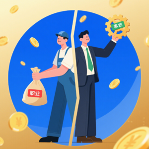 《富爸爸穷爸爸》第三课 关注⾃⼰的事业