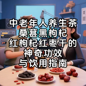 桑葚黑枸杞红枣茶：中老年人的每日养生秘诀