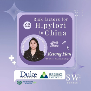 SWE2. Risk Factors for H.pylori in China 中国幽门螺杆菌感染的风险因素