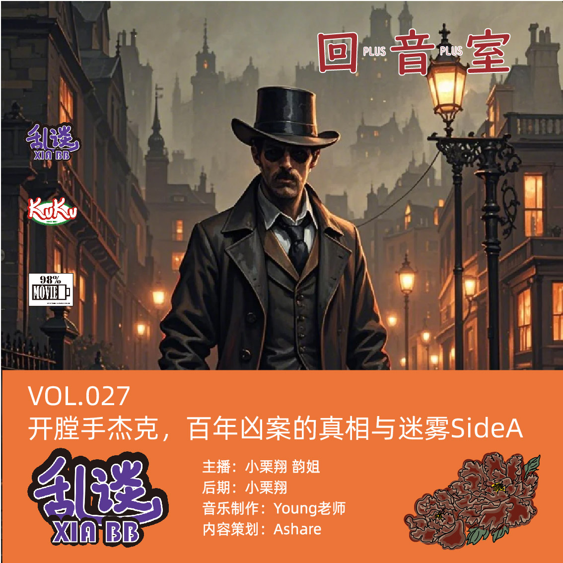 VOL.027开膛手杰克，百年凶案的真相与迷雾SideA episode artwork