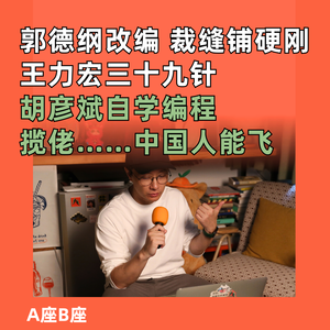 郭德纲改编，裁缝铺硬刚，王力宏三十九针，胡彦斌自学编程，揽佬……中国人能飞｜单座