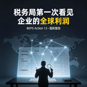 DAY.36 BEPS Action 13 税务局第一次“看见”了企业的全球利润