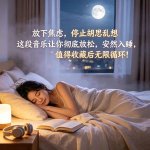 放下焦虑，停止胡思乱想 这段音乐让你彻底放松，安然入睡，值得收藏后无限循环！