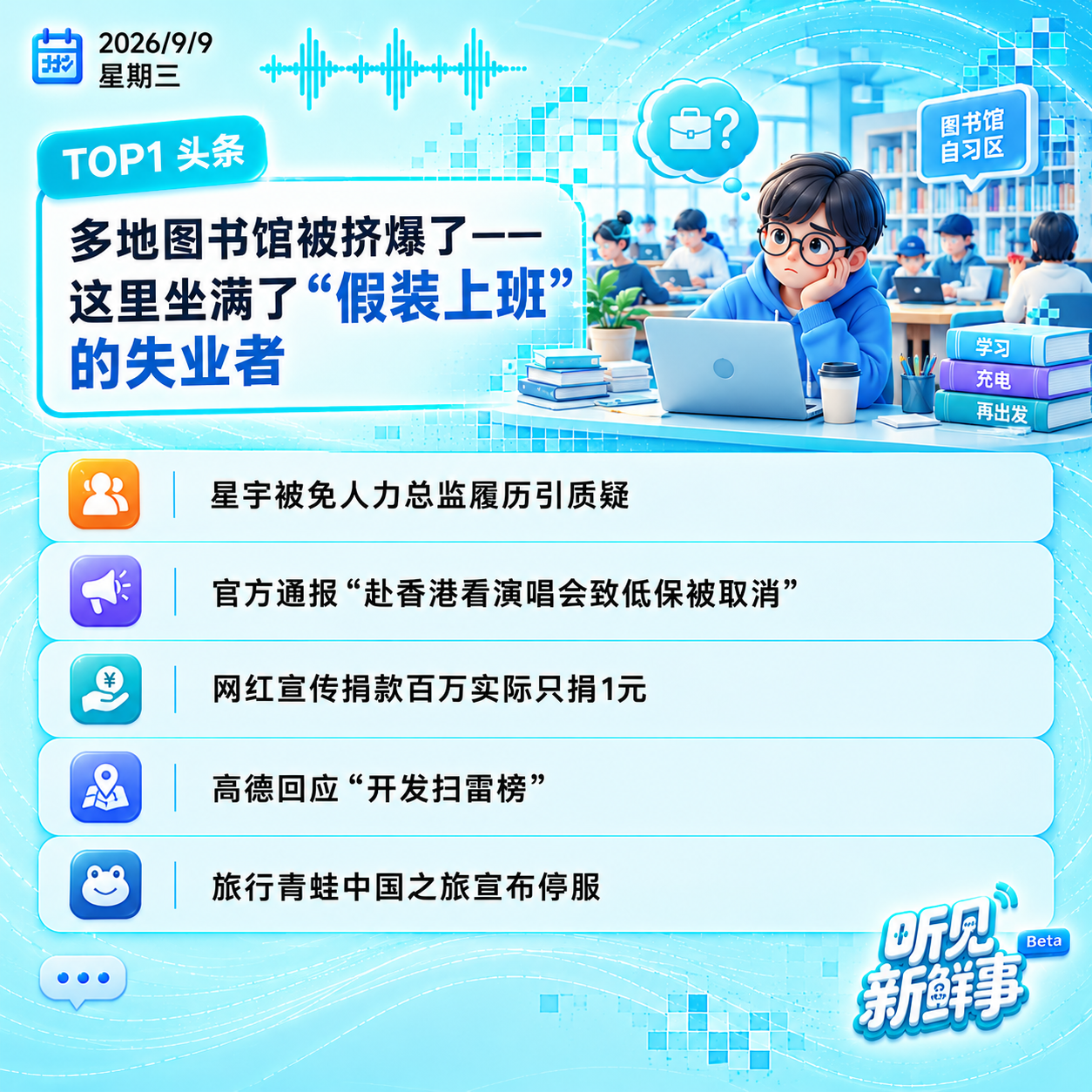 0909｜星宇通报被质疑；网红称捐百万实际捐1元；旅行青蛙将停运 episode artwork