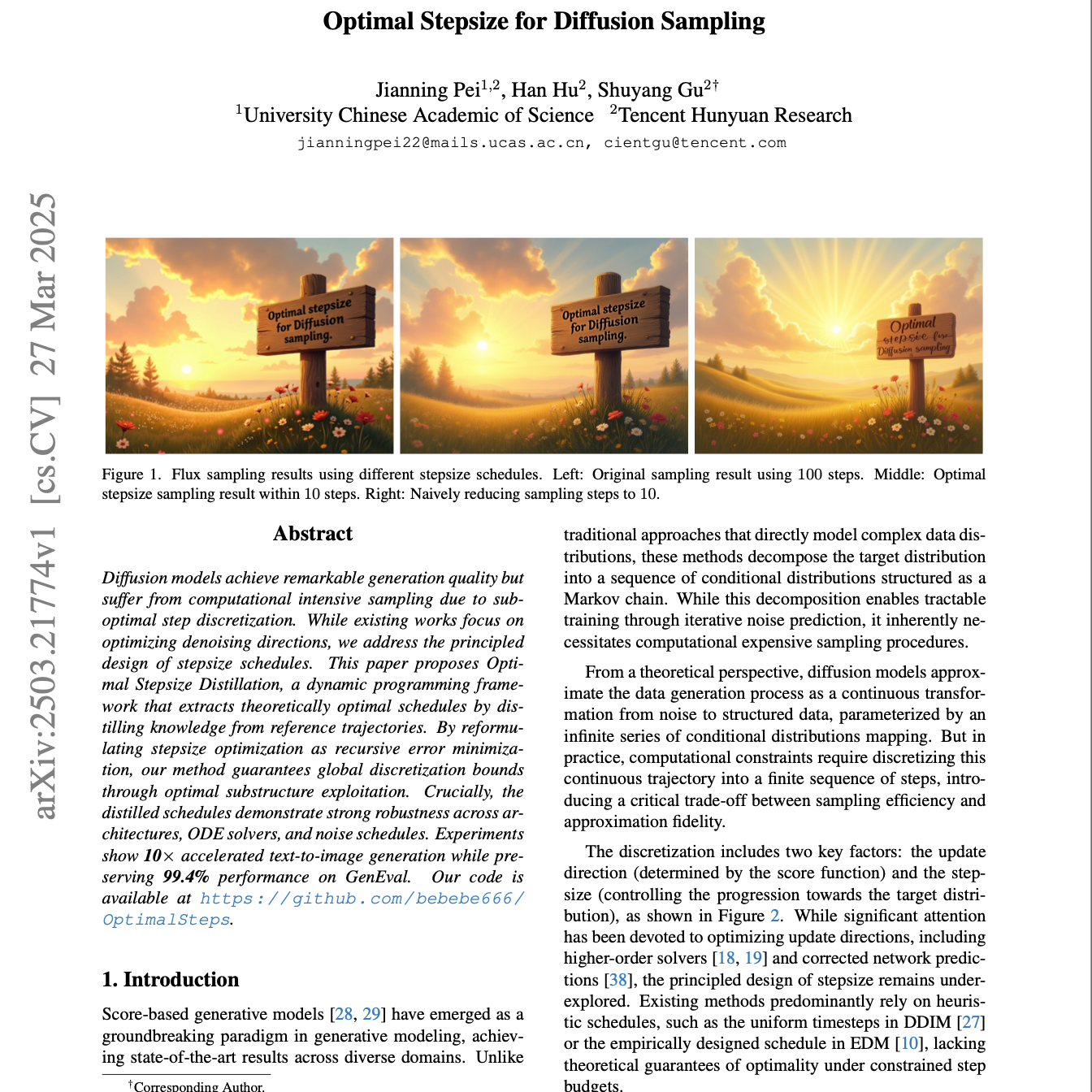 【第286期】（中文）扩散采样最佳步长