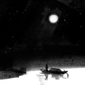 马致远《寿阳曲·远浦帆归》:夕阳下,酒旆闲,两三航未曾着岸