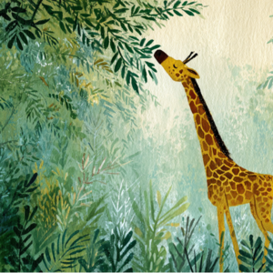 The Giraffe’s Long Neck | 长颈鹿的长脖子 | 中英文双语音频故事