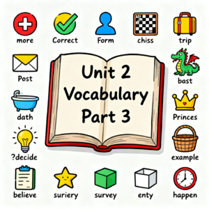 Grade 7 Unit 2 Vocab Part 3