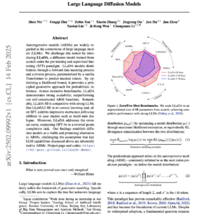 【第199期】LLaDA：Large Language Diffusion Models