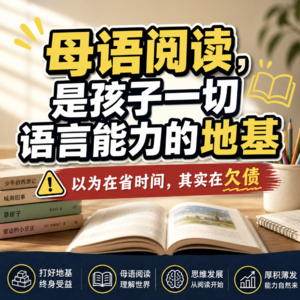 母语阅读,是孩子一切语言能力的地基