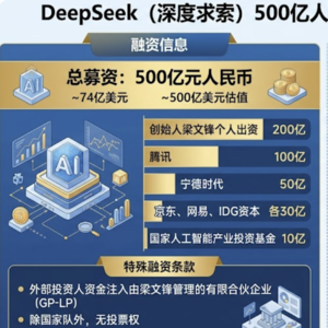 DeepSeek融资500亿：中国AI第一次出现了三层控制权结构