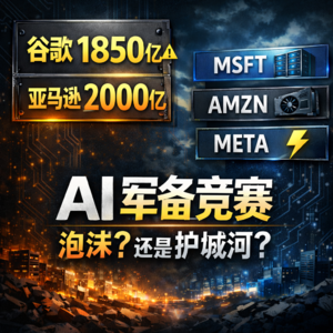 谷歌1850亿、亚马逊2000亿：AI军备竞赛打到“重资产时代”，该兴奋还是害怕？