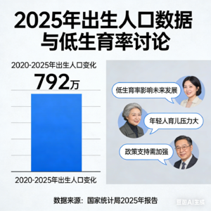 2025年出生人口跌至792万，低生育率引发全社会热议