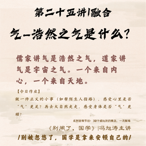 25《别闹了,国学》第二十五讲_气—浩然之气是什么?