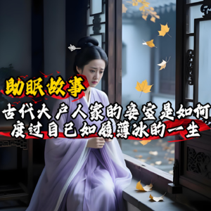 助眠故事：古代大户人家的妾室，是如何度过自己如履薄冰的一生？