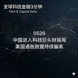 0526 中国进入科技巨头财报周 美国通胀数据持续偏高