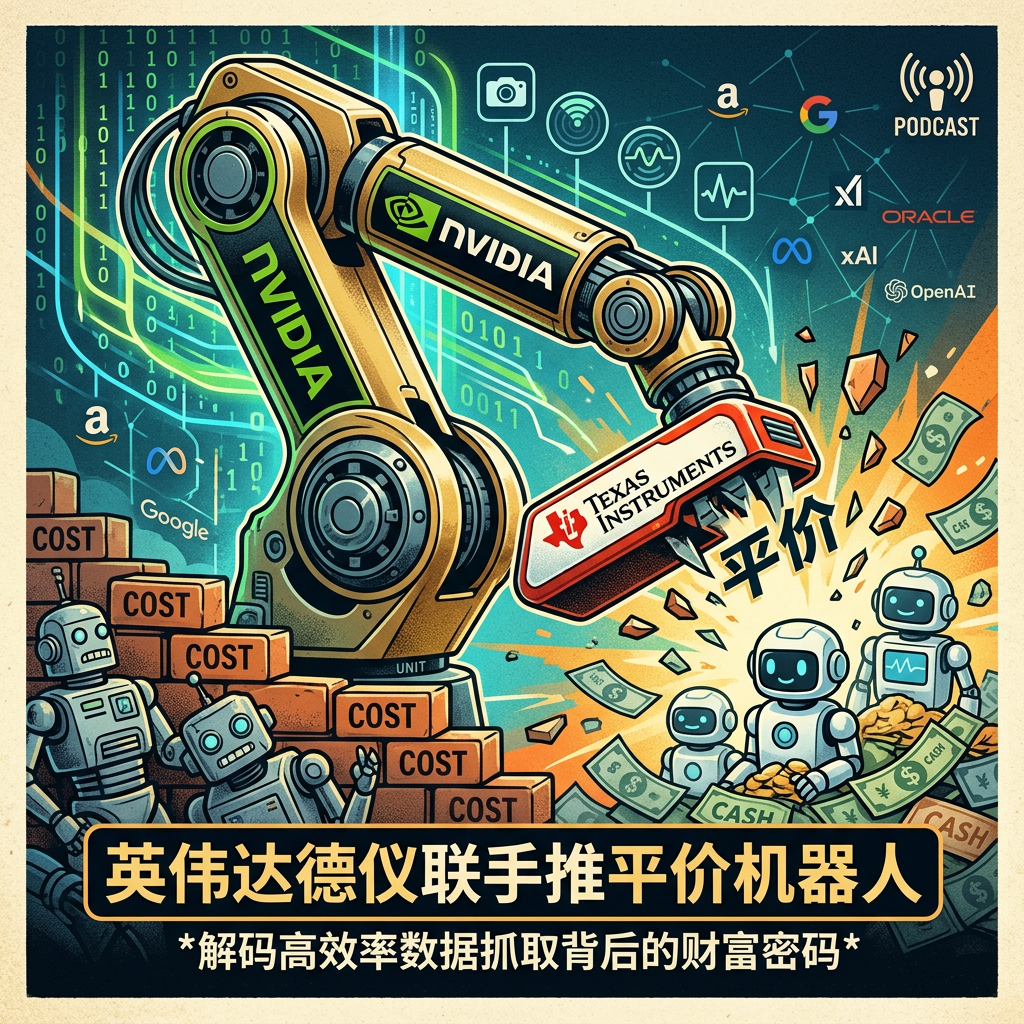 【科技路边摊】英伟达德仪联手推平价机器人 episode artwork