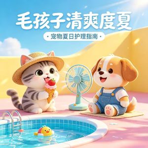 【日常养宠】毛孩子清爽度夏！！猫狗日常清洁护理专业指南