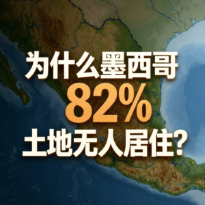 墨西哥1.28亿人挤在18%土地，剩下82%为啥没人住？