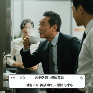 VOL.34.未老先聊x闲谈莫论 时隔半年,再谈中年人赚钱与求职