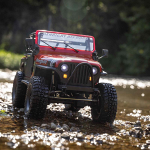 Jeep CJ-7 SCX10 III 4X4 RTR Brushed Rock Crawler, Red