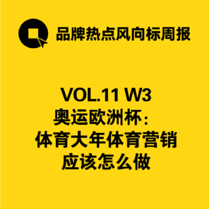 VOL.11 W3奥运欧洲杯：体育大年体育营销应该怎么做