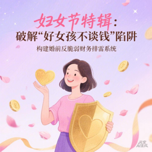 EP06 |【妇女节特辑】 破解“好女孩不谈钱”陷阱：构建婚前反脆弱财务排雷系统