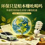 环保只是赔本赚吆喝？—— 外部性里的绿色省钱与赚钱机遇