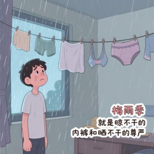 梅雨季就是晾不干的内裤和晒不干的尊严！[吐槽脱口秀]